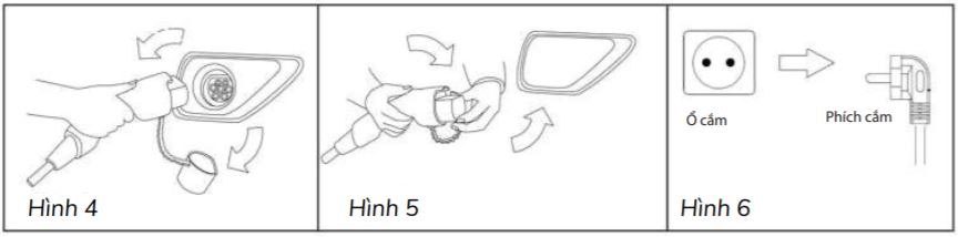 Hướng dẫn sạc ô tô điện vinfast dòng xe vfe34 vf3 vf5 vf6 vf7 vf8 vf9 - 18